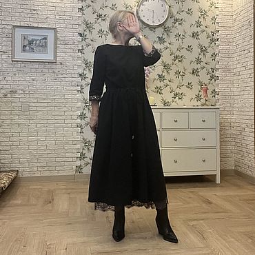 Одежда ручной работы. Ярмарка Мастеров - ручная работа Платье Жаклин. Handmade.