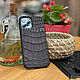 Crocodile Leather Case for iPhone 12 Pro. Case. exotiqpython. Online shopping on My Livemaster.  Фото №2