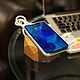 Gifts: wireless charger for phone made of wood, Home gadgets, Rostov-on-Don,  Фото №1