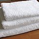White terry towels 3 pcs set, Towels, Moscow,  Фото №1