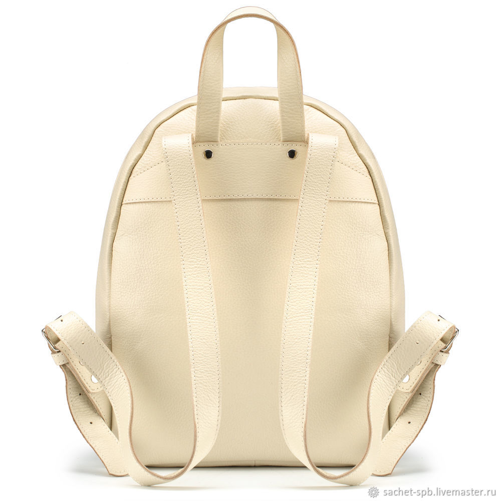 Кожаный рюкзак "Джессика" (бежевый) купить в интернет-магазине Ярмарка ...
