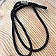 Nylon cord with silver lock 5 mm. Chain. h-a-n--t-e-r. My Livemaster. Фото №5