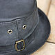 Leather trilby hat TRL-11. Hats1. Bluggae Custom Headwear. My Livemaster. Фото №5