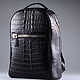 Crocodile Genuine Leather Backpack IMA0598B2. Men\\\'s backpack. CrocShop. My Livemaster. Фото №10
