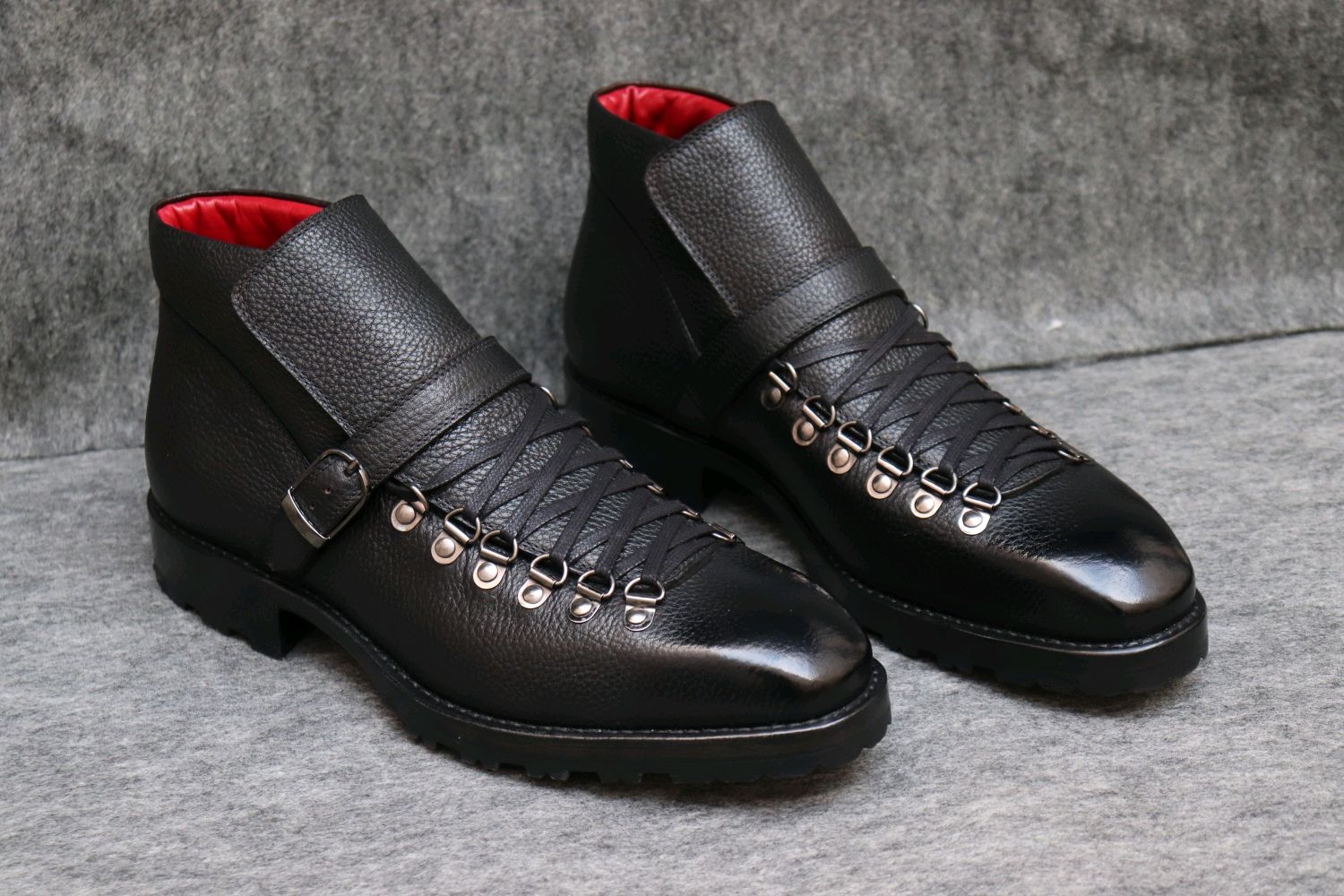 Кожаные ботинки Хайкеры (Hikers) купить в интернет-магазине ЯрмаркаМастеров по цене 39000 ₽ – JPSYYRU