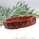 Order Bracelet made of natural red Jasper with a cut. naturalkavni. Livemaster. . Bead bracelet Фото №3