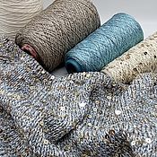 A set of silk yarn with lurex and kidmocher on silk