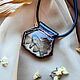 Copper intaglio pendant 'Fish' (rhinestone). Pendant. Ural Jeweler (artelVogul). Online shopping on My Livemaster.  Фото №2