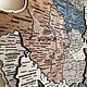 Карта Краснодарского края из дерева, карта на стену. Элементы интерьера. HappyFox - карты и панно из дерева. Ярмарка Мастеров.  Фото №5