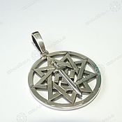 Русский стиль handmade. Livemaster - original item Amulet symbol of the Race in the star of England. Handmade.