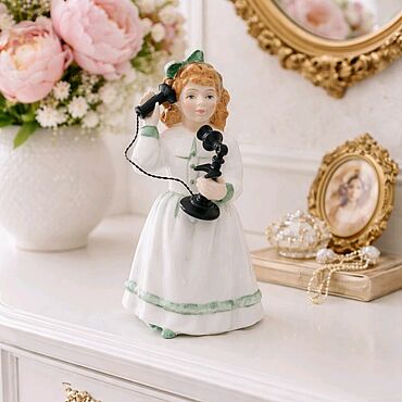 Винтаж ручной работы. Ярмарка Мастеров - ручная работа Винтаж: Royal Doulton коллекционная фарфоровая статуэтка Hello daddy Англия. Handmade.