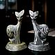 ' Moon Cat ' statuette. Figurines. Wooden cats-Alexander Savelyev. My Livemaster. Фото №5