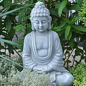 Дача и сад handmade. Livemaster - original item Sculpture concrete Buddha big no №2 for home and garden. Handmade.