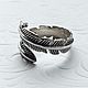 Order Ring: ' Feather-3' - 925 silver. masterskai. Livemaster. . Rings Фото №3