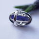 Order Ring: With tanzanite 'Blue Dali', silver. EdGems jewerly. Livemaster. . Rings Фото №3