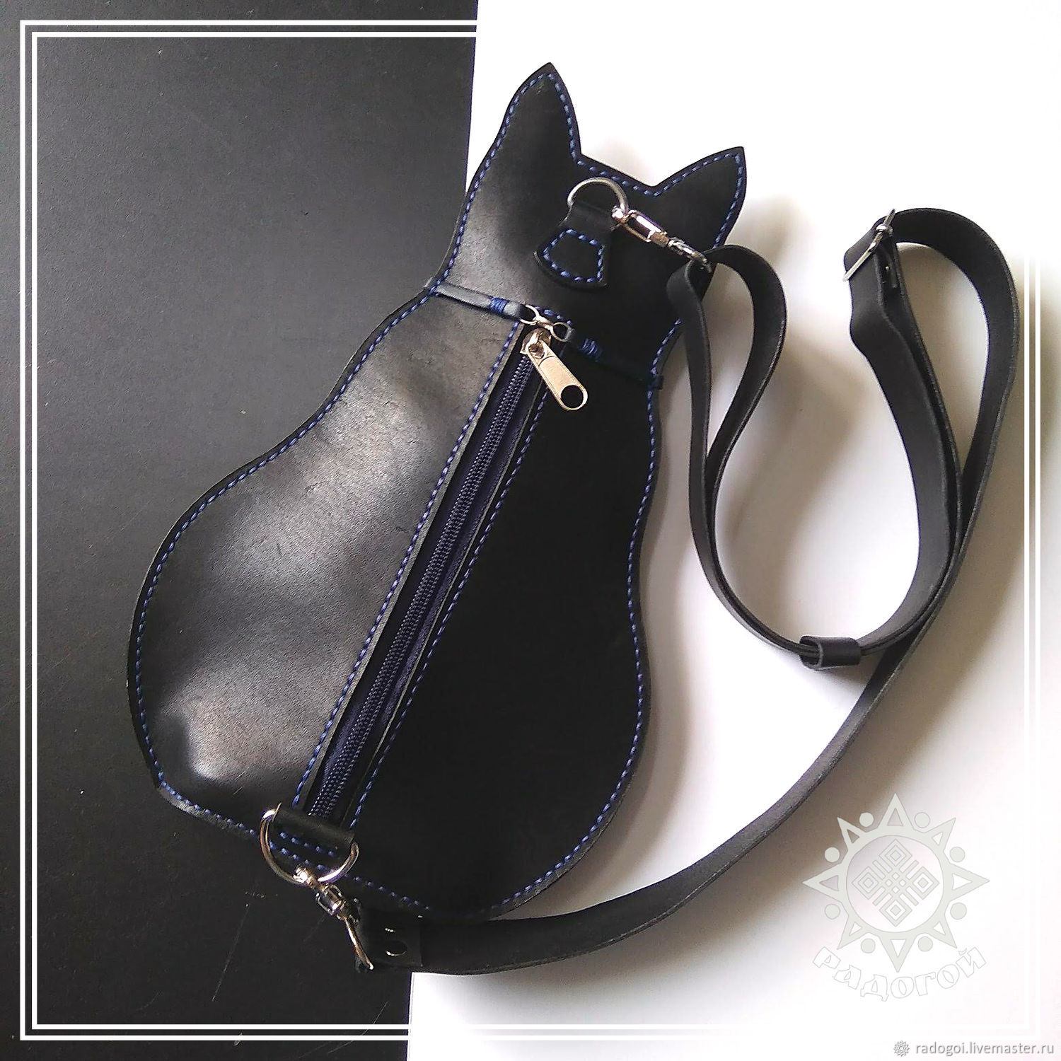 Сумка через плечо: Чёрная кошка купить в интернет-магазине Ярмарка ...