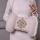 Order Wedding hand Muff with fur and embroidery. ANLace studio. Livemaster. . Wedding accessories Фото №3