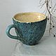 Rustic Blue Cup. Mugs and cups. Vlad Surovegin. Online shopping on My Livemaster.  Фото №2
