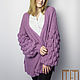 Women's knitted mohair cardigan, Cardigans, Balahna,  Фото №1