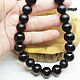 Beads made of jet and glass 63 cm. Beads2. Selberiya shop. My Livemaster. Фото №4