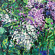 Order Oil painting on canvas Lilac mood. Pictures for the soul (RozaSavinova). Livemaster. . Pictures Фото №3