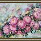 Pink peonies. Pictures. Irene's gallery. Oil paintings.. My Livemaster. Фото №6