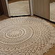 Round cotton carpet. Carpets. Ekostil. My Livemaster. Фото №4