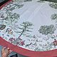 Скатерть «Утро в деревне» на круглый стол. Скатерти. Atalena-Home. Ярмарка Мастеров.  Фото №5
