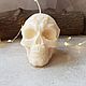 candles: Soy Shaped Candle Skull. Candles. Malenkie radosti (bronven). Ярмарка Мастеров.  Фото №4