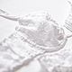 Order Underwear made of cotton on soft cups with Agnia bones. Darya Vecher Шёлковое нижнее бельё Корсеты. Livemaster. . Underwear sets Фото №3