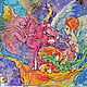 Картина принт акварель с ангелом "Неожиданный гость", Картины, Астрахань,  Фото №1