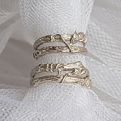Украшения handmade. Livemaster - original item Wedding rings twigs 