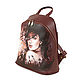 Women's backpack ' Mademoiselle'. Backpacks. Pelle Volare. Online shopping on My Livemaster.  Фото №2
