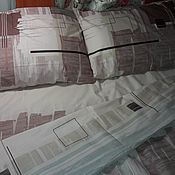 Семейный комплект постельного белья "Серебро"