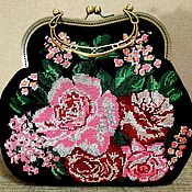 Сумки и аксессуары handmade. Livemaster - original item Bag with clasp: spring bouquet. Handmade.