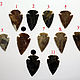 Stone arrowheads 15-40mm. Subculture Attributes. merlin-hat (Merlin-hat). My Livemaster. Фото №5