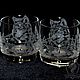 On the trail of the wolf. A couple of glasses. Water Glasses. ArtGraving. My Livemaster. Фото №4