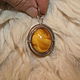 Pendant of genuine Baltic amber, Vintage pendants, Kaliningrad,  Фото №1