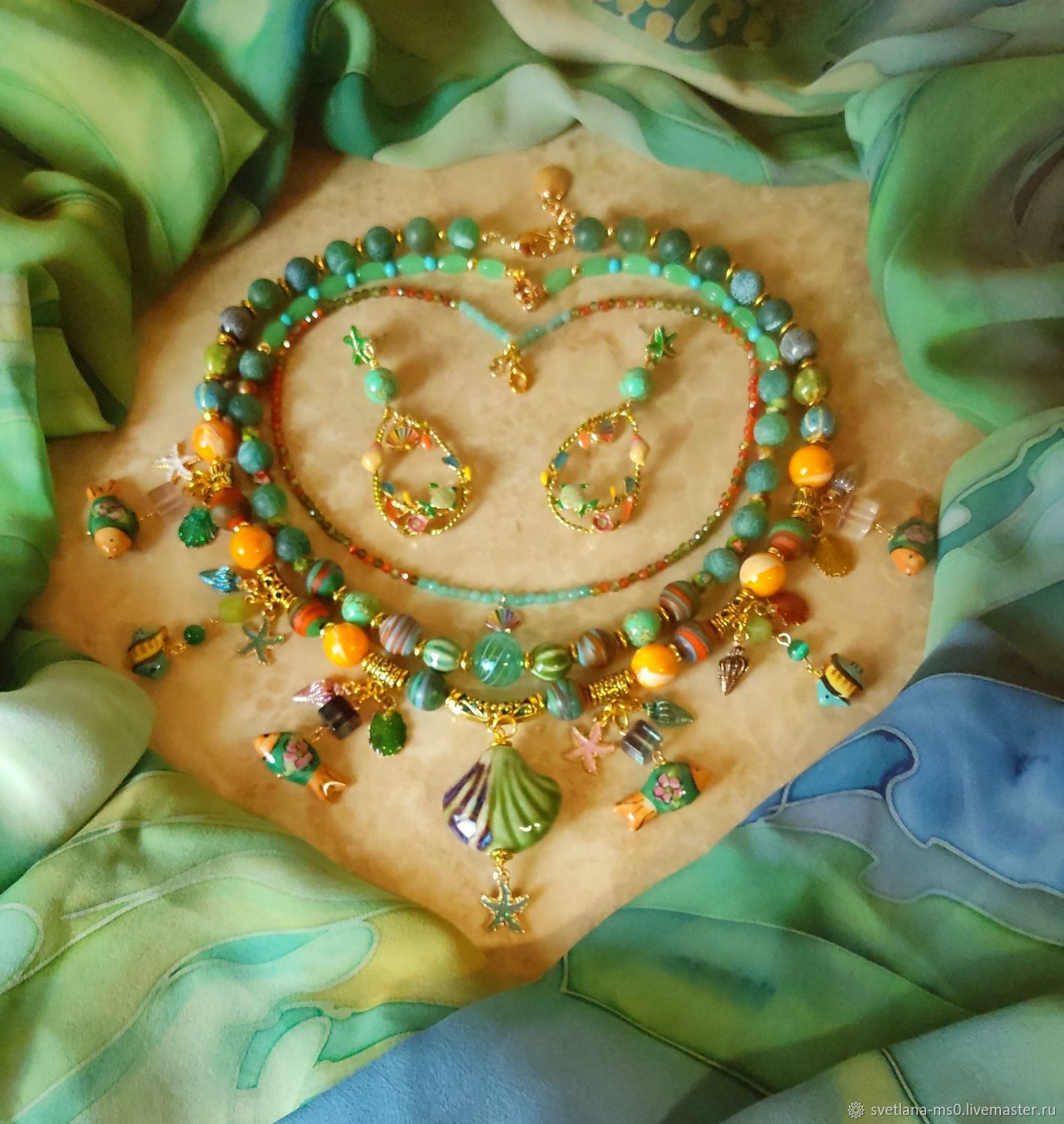 Комплекты украшений: Подводное царство в интернет-магазине на Ярмарке ...