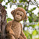 Monkey Teddy, pattern, pdf, Patterns for dolls and toys, Arzamas,  Фото №1