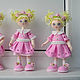 Foamiran doll in pink. Dolls. Galina Ansiforova. Online shopping on My Livemaster.  Фото №2