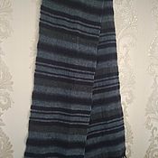 Винтаж handmade. Livemaster - original item Vintage accessories: striped scarf, ,100% wool, vintage Germany. Handmade.