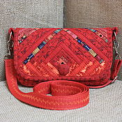 Сумки и аксессуары handmade. Livemaster - original item Handbag for Phone Patchwork Phone Case Sewn From Fabric Flap. Handmade.