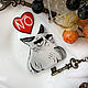Order Set of brooches 'Gray funny disgruntled cat angry fat'. greenfox-23. Livemaster. . Brooch set Фото №3