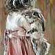 A girl and a rabbit, a pet, a favorite Bunny. Pictures. myfoxyart (MyFoxyArt). Online shopping on My Livemaster.  Фото №2