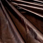 Материалы для творчества handmade. Livemaster - original item Genuine leather Chocolate-bronze 0,4 mm. Handmade.