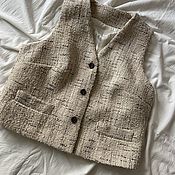Одежда handmade. Livemaster - original item Vests: tweed vest. Handmade.