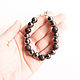 Bracelet with natural stones hematite and lava, black bracelet. Bead bracelet. florispb. My Livemaster. Фото №5