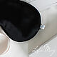 Sleep mask silk black. Sleep masks. Delicate Clothing Store (Daria). Online shopping on My Livemaster.  Фото №2