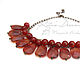 Order Honey necklace of carnelian and agate necklace red orange carnelian. Ritasdreams (ritasdreams). Livemaster. . Necklace Фото №3